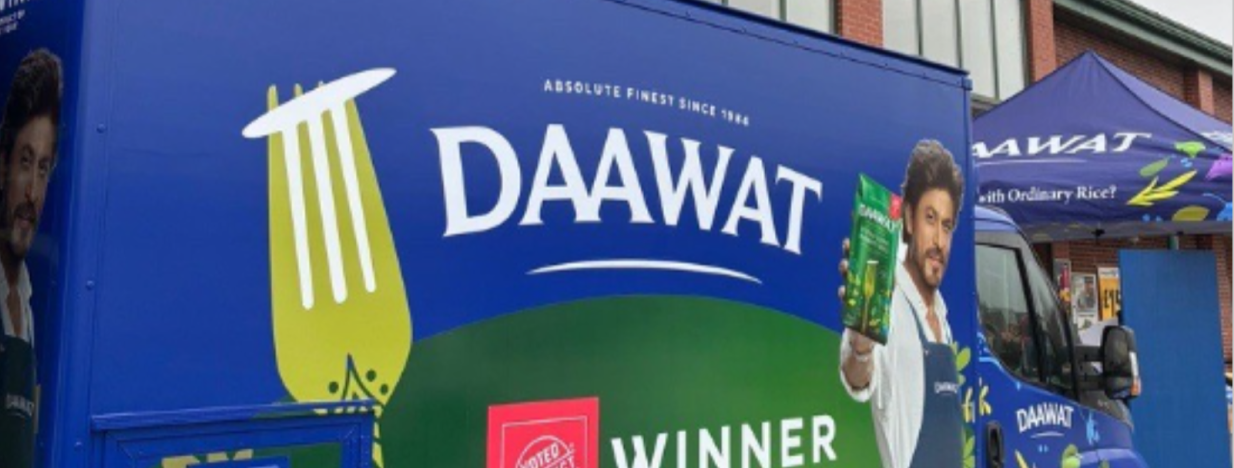 Morrisons x Daawat Roadshows Banner